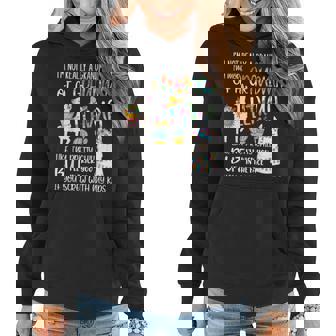 Im Not Really A Grandma Bear Im More Of A Grandma Llama Women Hoodie - Thegiftio