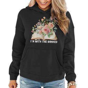 Im With The Banned Books I Read Banned Books Lovers Women Hoodie | Mazezy DE