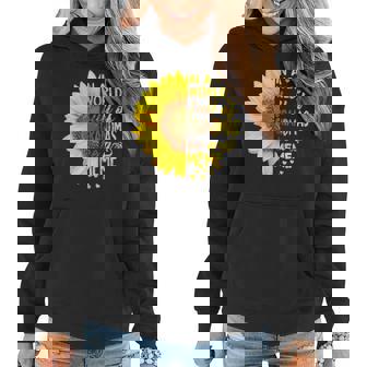 In A World Full Of Grandmas Be Meme Sunflower Women Hoodie | Mazezy