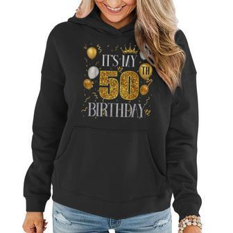 Its My 50Th Birthday Happy 1973 Birthday For Women Hoodie - Seseable