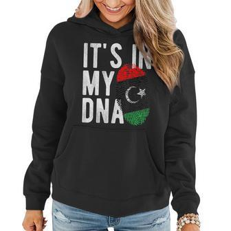 It's In My Dna Libya Graphic For Libyan Flag Libya Women Hoodie | Mazezy