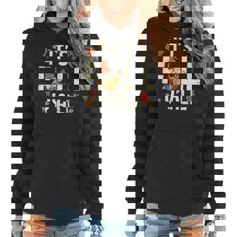 Its Fall Yall Gnome Pumpkin Halloween Thanksgiving Autumn Halloween Women Hoodie | Mazezy