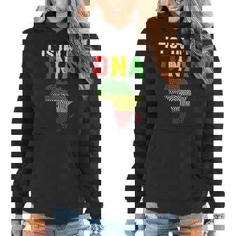 Its In My Dna Junenth Black Men Women Africa American Women Hoodie - Seseable