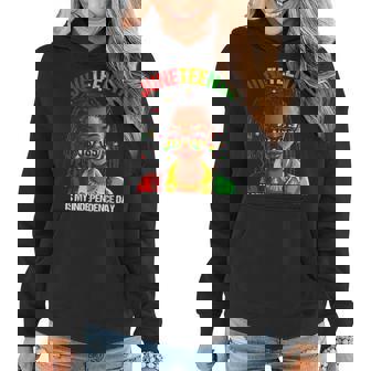 Junenth Is My Independence Day African Black Women Hoodie | Mazezy