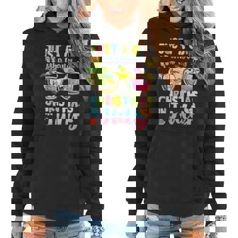 Just A Girl Who Loves Christmas In July Summer Summer Funny Gifts Women Hoodie | Mazezy