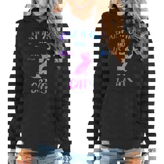 Just A Girl Who Loves Cats Women Hoodie | Mazezy