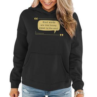 Kind Words Are Like Honey Proverbs 1624 Bible Christian Women Hoodie | Mazezy