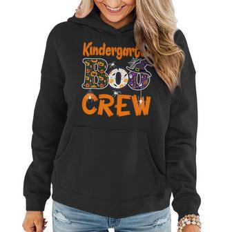 Kindergarten Boo Crew Teacher Student Halloween Costume 2023 Women Hoodie - Monsterry AU