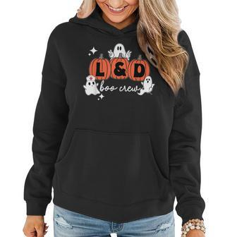 Labor And Delivery Halloween Pumpkin L&D Boo Crew Nurse Women Hoodie - Monsterry AU