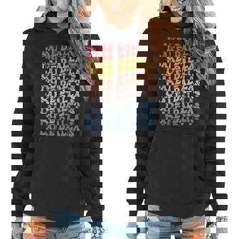 Lake Dallas City Groovy Retro Women Hoodie | Mazezy