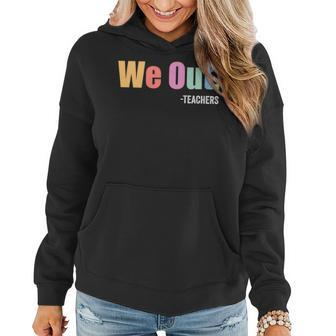 Last Day End Of School Year Summer Bruh We Out Teachers Women Hoodie | Mazezy