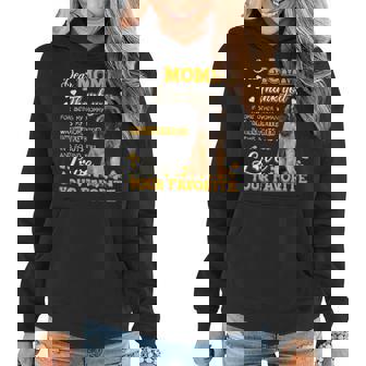 Leonberger Dear Mommy Thank You For Being My Mommy Women Hoodie - Monsterry