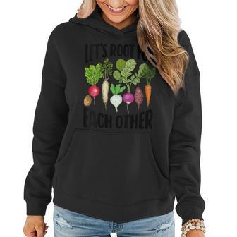 Lets Root For Each Other And Watch Each Other Grow Gift For Womens Women Hoodie | Mazezy