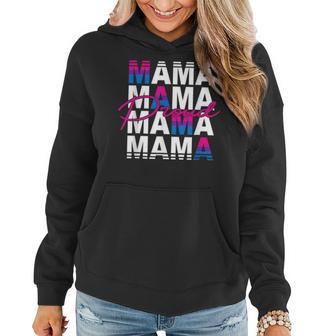 Lgbt Bisexual Proud Mama Lgbtq Pride Month Mom Bisexual Mom Women Hoodie | Mazezy