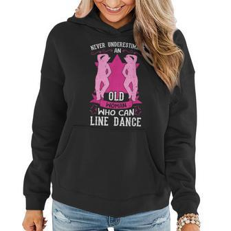 Line Dancing Dance Teacher Choreographer Dancer Grandma Women Hoodie | Mazezy