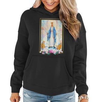 Litany Of The Blessed Virgin Mary Mother Of Christ Catholic Women Hoodie | Mazezy