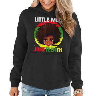 Little Miss Junenth Girls And Youths Celebrate Your Roots Women Hoodie | Mazezy AU