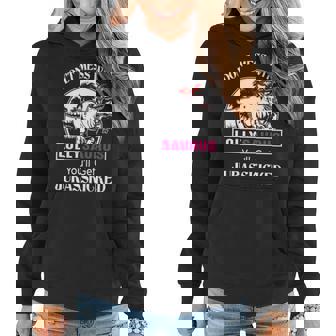 Lolly Grandma Gift Dont Mess With Lollysaurus Women Hoodie - Seseable