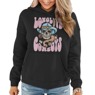 Long Live Snake Cowboy Killers Skull Toxic Flower Retro Gifts For Snake Lovers Funny Gifts Women Hoodie | Mazezy