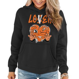Loser Lover Drip Heart Orange Matching Outfit Women Women Hoodie - Seseable