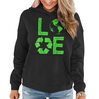 Love Earth Day 90S Planet Vintage Recycling Kids Or Teacher Gifts For Teacher Funny Gifts Women Hoodie | Mazezy