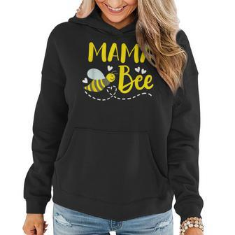 Mama Bee Cute Beekeeping Birthday Party Matching Family Mom Women Hoodie - Thegiftio UK