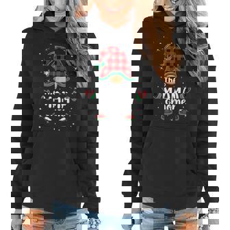 Mama Gnome Buffalo Plaid Matching Christmas Gift Pajama Gifts For Mama Funny Gifts Women Hoodie | Mazezy