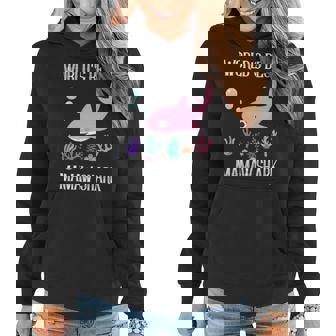 Mamaw Grandma Gift Worlds Best Mamaw Shark Women Hoodie | Seseable UK
