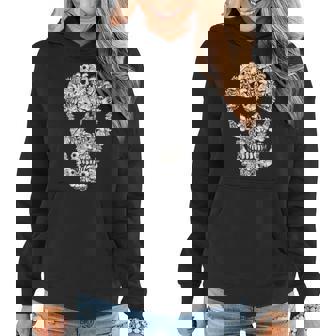 Matching Family Chicken Funny Halloween Skull Scary Costume Women Hoodie | Mazezy