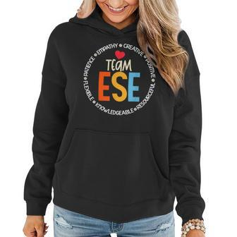 Matching First Last Day Team Ese Teacher Student Tribe Women Hoodie - Seseable