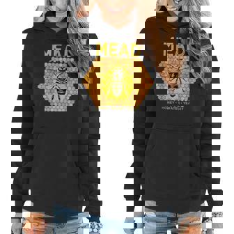 Mead By Honey Bees Meadmaking Home Brewing Retro Drinking Women Hoodie | Mazezy