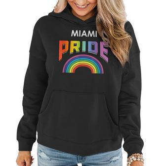 Miami Lgbt Pride 2020 Rainbow Women Hoodie | Mazezy