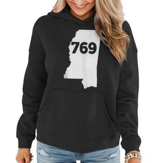Mississippi 769 Area Code Women Hoodie | Mazezy