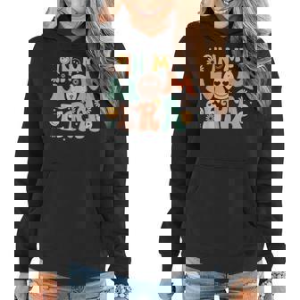 In My Mom Era Cute Smile Face Groovy Mom Mama Mother Era Women Hoodie | Seseable UK