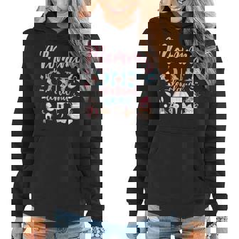 Mommy Of The 1St Birthday Girl Mommy In Onderland Family Women Hoodie - Seseable