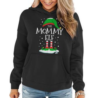 The Mommy Elf Christmas Family Matching Xmas Mom Group Women Hoodie - Thegiftio UK