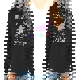 Nainai Grandma Gift Worlds Best Nainai Shark Women Hoodie - Seseable