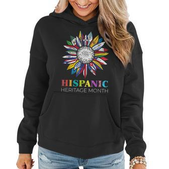 National Hispanic Heritage Month Sunflower Countries Flags Women Hoodie | Mazezy DE
