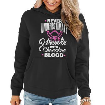 Native American Never Underestimate A Woman Gift For Womens Women Hoodie - Seseable