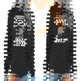 Never Underestimate A Poodle Nana Dog Lover Owner Funny Pet Women Hoodie - Seseable