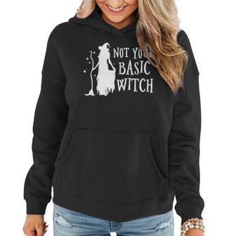 Not Your Basic Witch Halloween Costume Women Hoodie - Monsterry AU