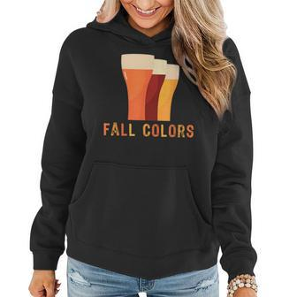 Octoberfest Fall Colors Beer Drinking Vintage Women Hoodie - Seseable