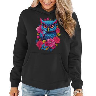 Owl Graphic For Ns Girls Women Hoodie - Thegiftio UK
