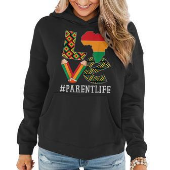 Parent Love Map African American Women Black History Month Women Hoodie - Seseable
