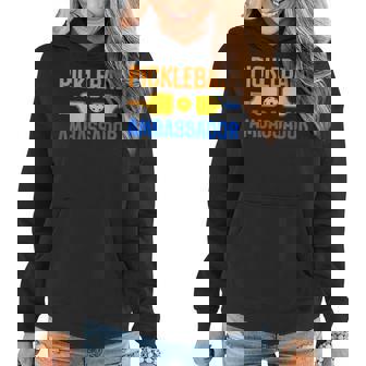 Pickleball Ambassador Pickling Team Season Women Hoodie | Mazezy