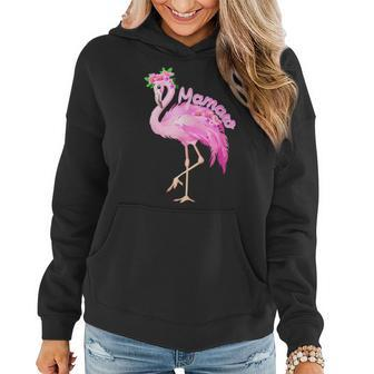 Pink Flamingo Mamaw Bird Christmas Gift Matching Family Women Hoodie | Mazezy
