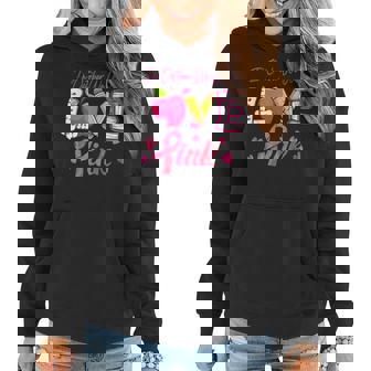 Pink Ribbon Teacher Breast Cancer Awareness We Wear Pink Women Hoodie - Seseable
