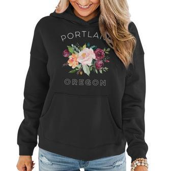 Portland Oregon Rose Lovers Gardeners Women Hoodie | Mazezy