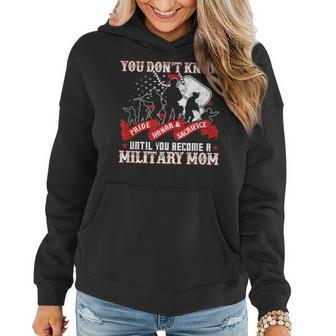 Pride Honor Sacrifice Proud Military Mom Army Mother Women Hoodie | Mazezy