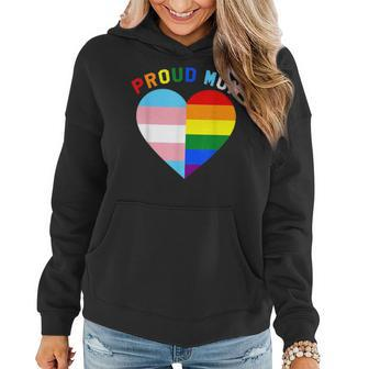 Proud Ally Lgbtq Transgender Proud Moms For Proud Trans Mom Women Hoodie | Mazezy